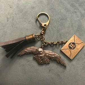 Harry Potter Hedwig, Letter, and Tassel Keychain